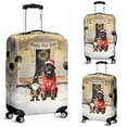 thumbnail image 2 of Happy New Year 2026 Newfoundland Santa Gnome Holiday Party Snow Travel Luggage Cover Newfie Dog Lover Gifts Suitcase Dust Protective Decor - 13019, 2 of 5