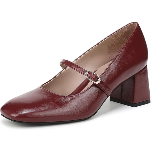 Naturalizer Women's Dancing Mary Jane Pump Berry Red 5.5M