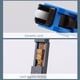 thumbnail image 5 of 20 Conectores Rápidos de Fibra Óptica SC/UPC, Preenterrados, Adaptadores de Conjunto de Fibra para Instalación en Campo, 5 of 5