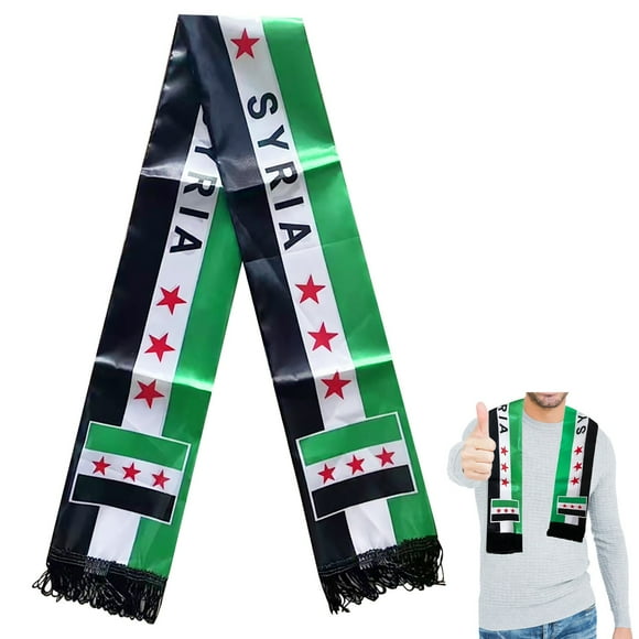 fsxdhpcsgfc Double Faced Disengaged The Middle Shawl Flag Disengaged The Middle The Middle Arab Flag Flags Pole Football Banners And Signs Customize Flag Mount for with Pole Garden Flag Pole for 20 Ft