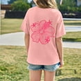 thumbnail image 4 of Tiijoy Toddler Girls Short Sleeve Graphic Tshirt Breathable Stretch Soft T-Shirt, Sizes 3-4, 4 of 5