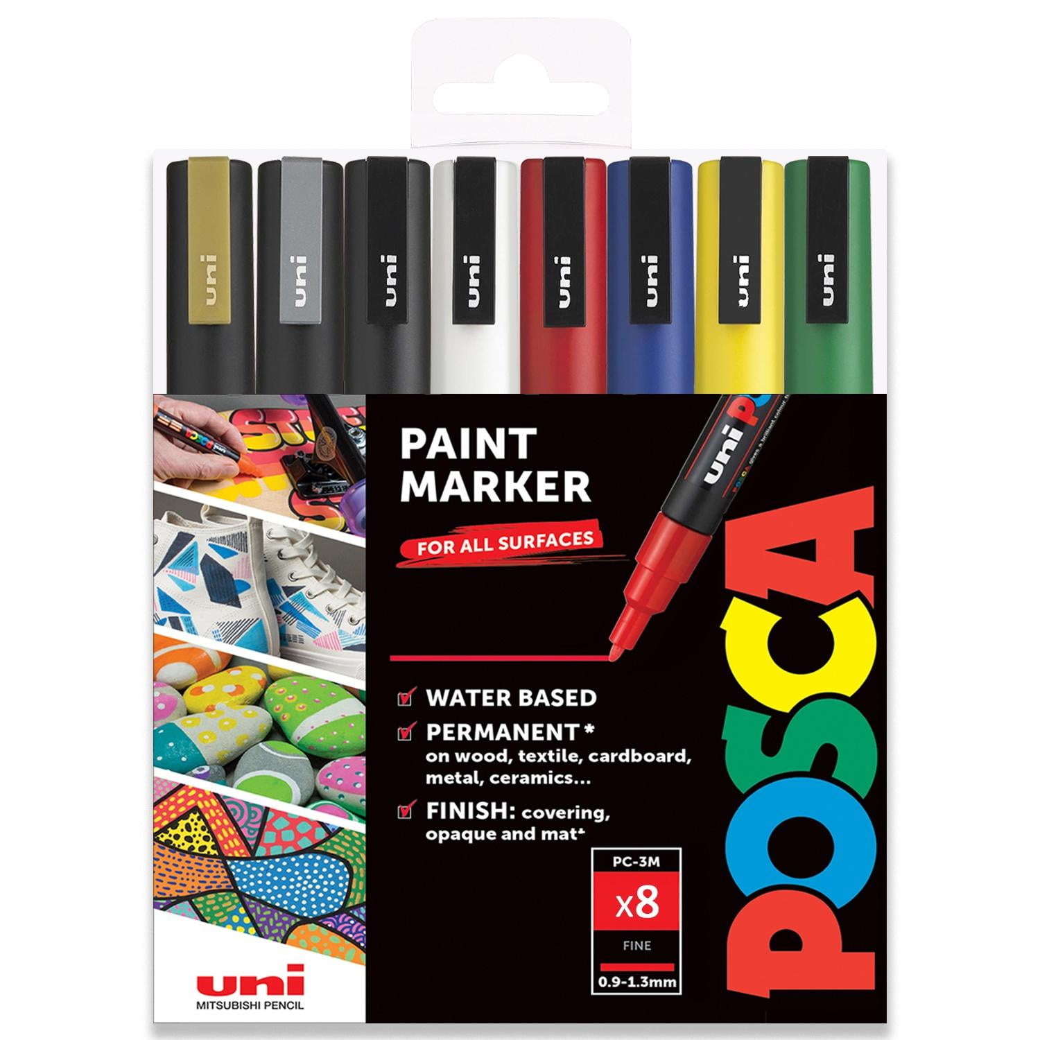 Posca Paint Pen Walmart Uni Posca Paint Marker Chisel Tip Pen (PC