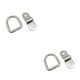 thumbnail image 2 of Riwesomey Amarres de anillo en D Anillos de amarre resistentes a la corrosión Fácil instalación Gancho de carga Remolques Camiones Furgonetas Plata 2piezas, 2 of 6