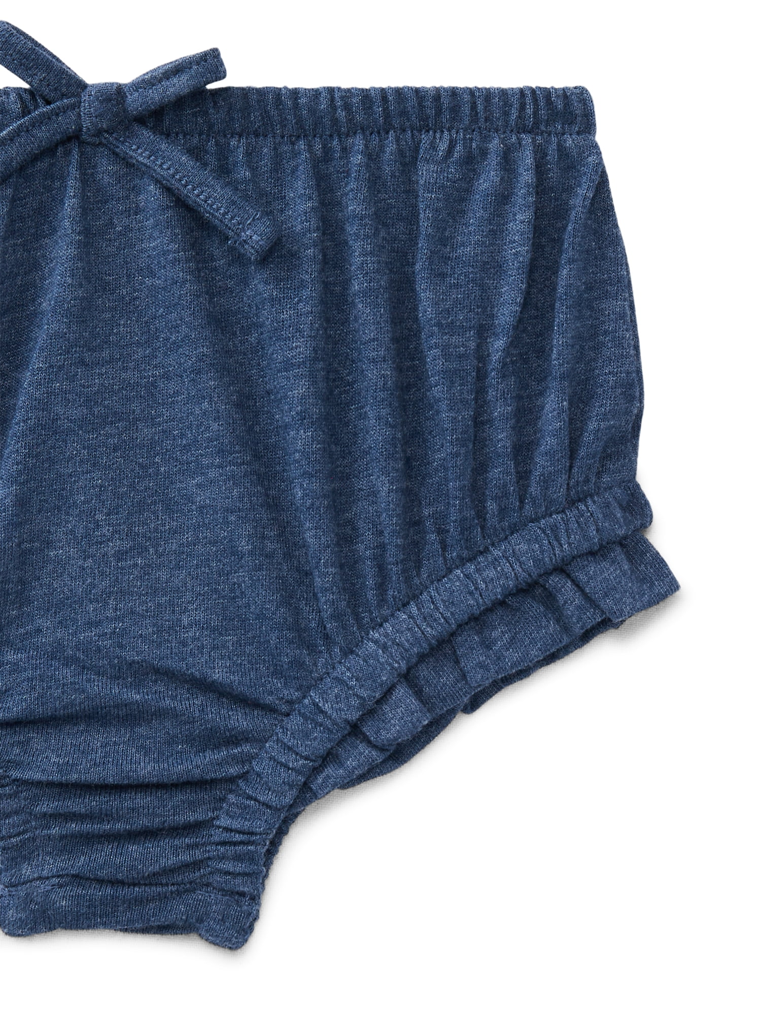Wonder Nation Baby Girl Bloomer Shorts, Sizes 0-24 Months