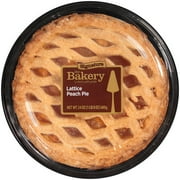 The Bakery Signature Lattice Peach Pie, 24 oz