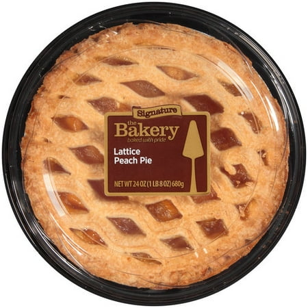 The Bakery Signature Lattice Peach Pie, 24 oz