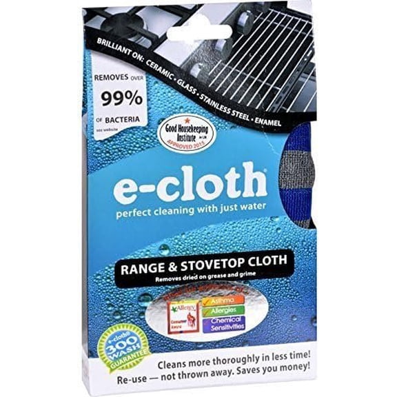 E-Cloth Range & Stovetop Cleaning Cloth - All Purpose, Striped, Kitchen, Stove Top Cloth