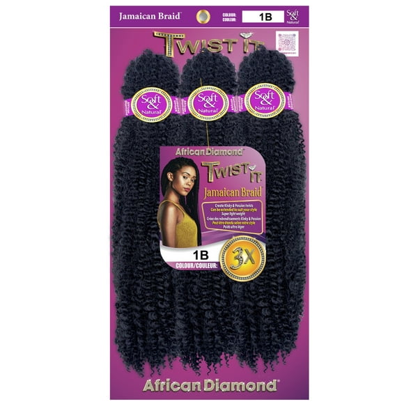 African Diamond Tresse Jamaïcaine #1B