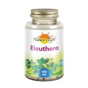 Nature’s Life Eleuthero 400mg Herbal Supplement | Metabolism Formula for Healthy Energy, Immune Function & Stress Support | 100 Veg Caps