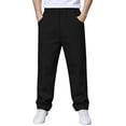 thumbnail image 2 of LEKWK Uniform Pants for Boys Pull-On Chino Pants Elastic Waist Casual Trousers with Pockets Preppy Lightweight Lounge School Formal Playwear 5-15Y, 2 of 9
