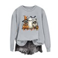 thumbnail image 4 of Enjoytime Halloween Sweatshirt for Women Ghost Pumpkin Print Long Sleeve Pullover Tops Cute Casual Crewneck Sweatshirts, 4 of 5