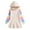 Beige, variant on Odeerbi Toddler Girls Cute Hooded Sweatshirts Dress Pleated Cotton Hoodie Dress Rainbow Striped Long Sleeve Loose Comfortable Casual Dress Toddler Girls Clothes