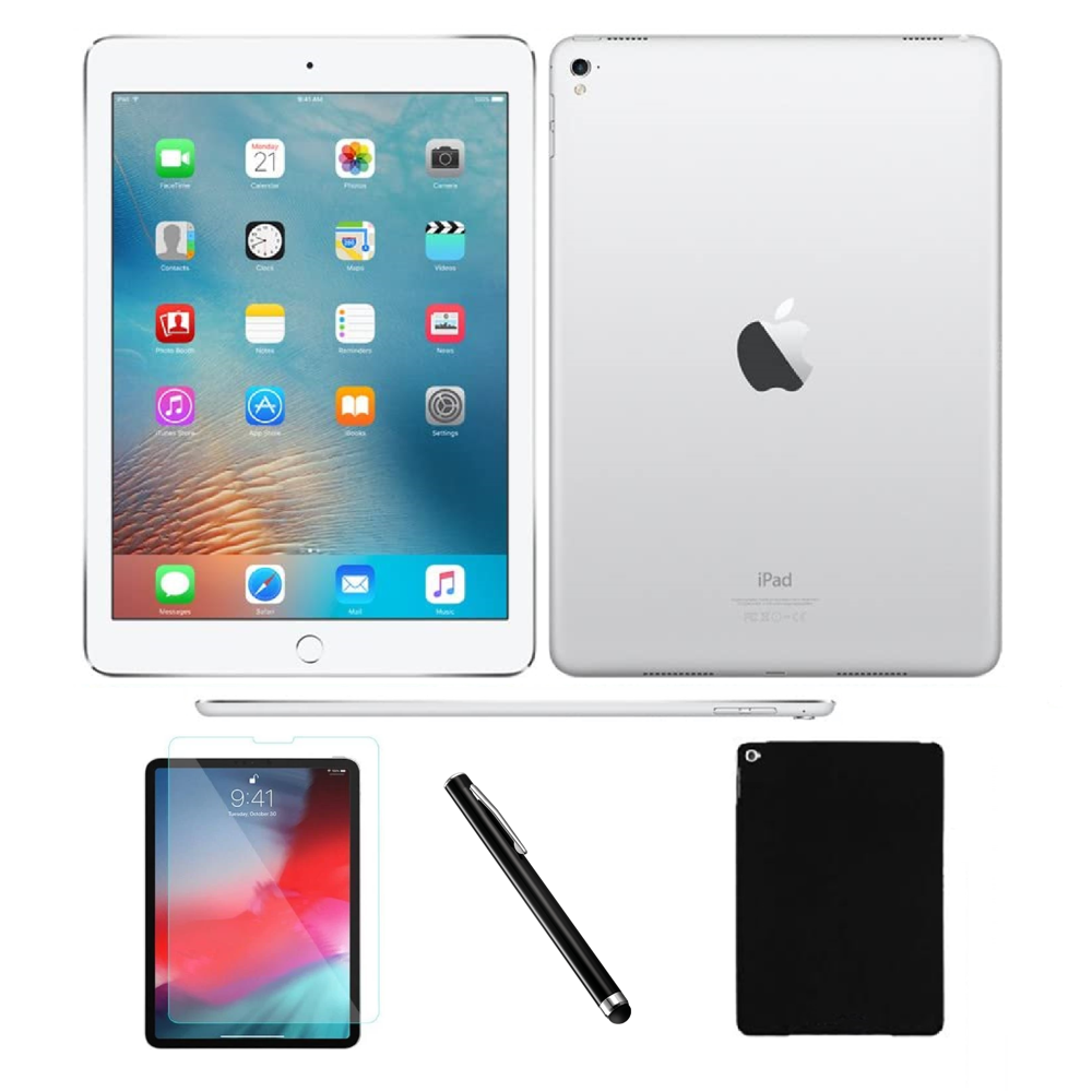 Apple iPad Pro 12.9inch A1584 128GB Silver Screen Protector, Case