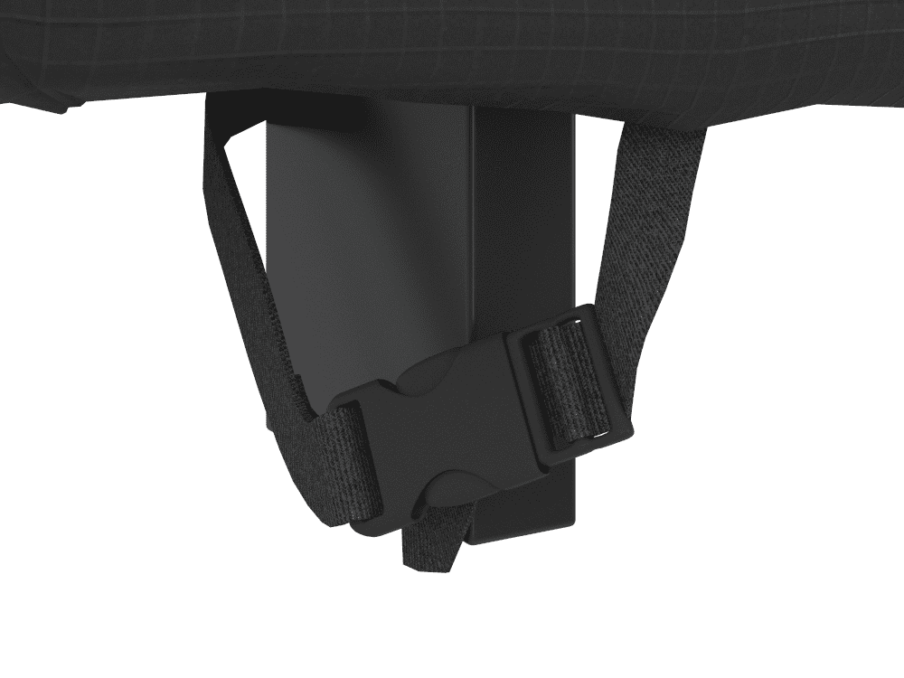 Mainstays 126" x 85" x 35" Black Large Universal Rectangular Patio Furniture Cover With Buckle Closures