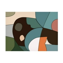 Canvas Wall Art - Tom Quartermaine 'Bold Modern Cool Abstract' Wall Art for Living Room, Bedroom, or Office Décor by Trademark Fine Art - 47 x 35 Inches - 47x35