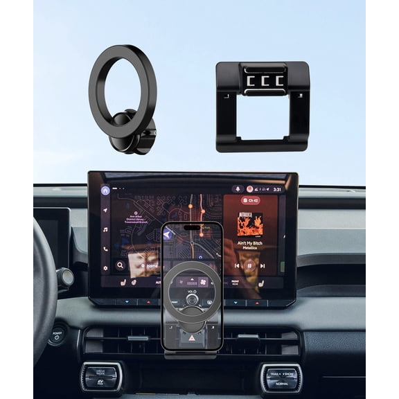 MaserWeller Car Phone Holder for 2026 Toyota RAV4/Hybrid Accessories, 360° Rotation Phone Mount Compatible with MagSafe, Cell Phone Holder Does Not Affect Air Vent