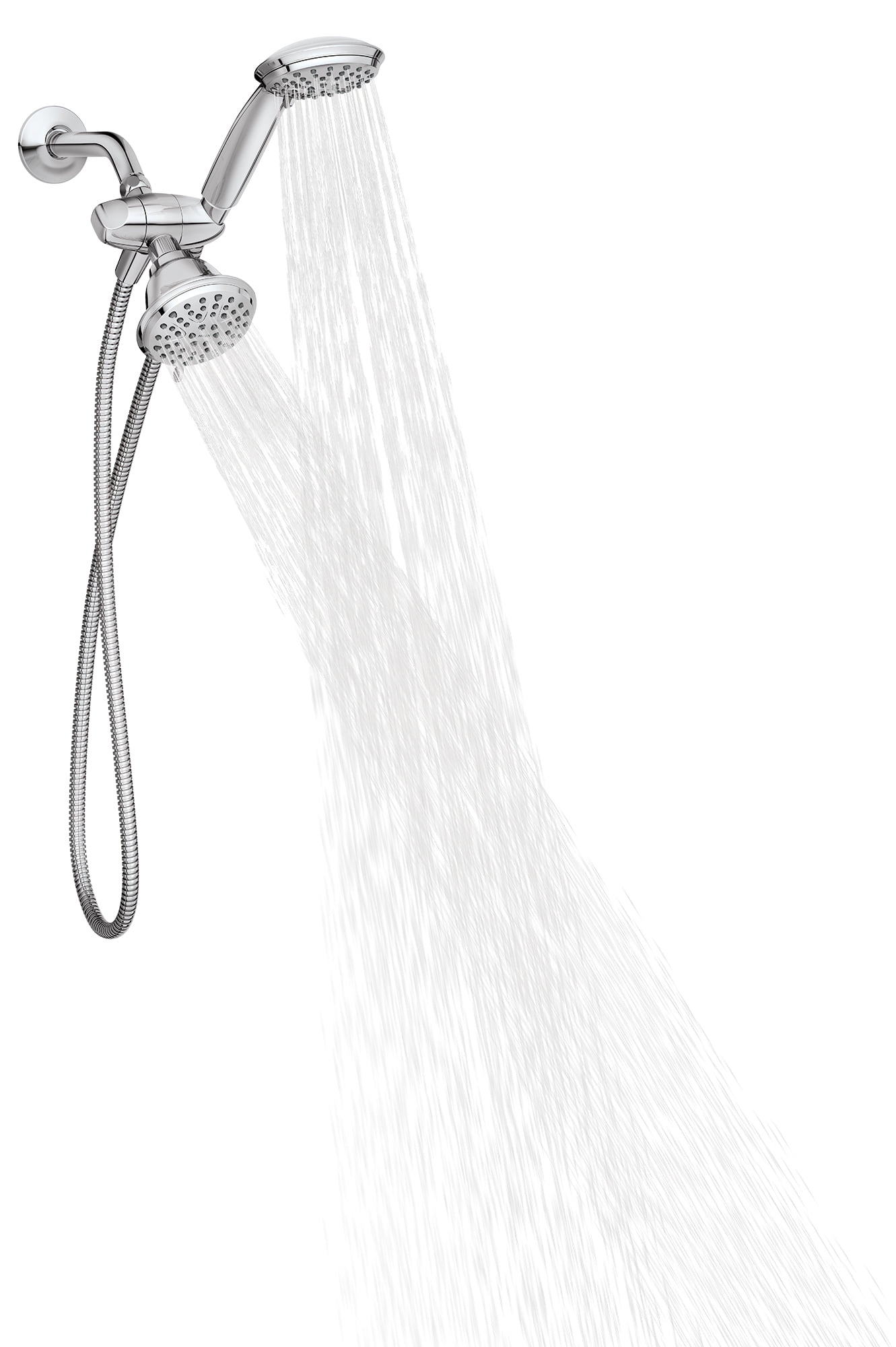 (2 pack) Moen Attune Chrome Bathroom Showerhead and Hand Shower Combo, 218C0