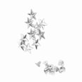 thumbnail image 3 of 10 remaches de estrella de metal con forma de estrella para bolsos, zapatos y decoración de cuero (14 mm, plateados), 3 of 14