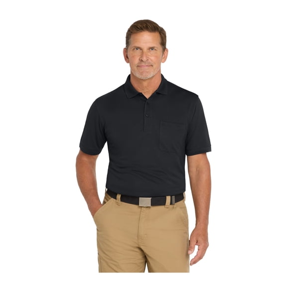 CornerStone Unisex Industrial Snag-Proof Pique Pocket Polo | Short Sleeve Collared Shirt for Men & Women, Casual & Tough Work Top, Relaxed Fit for Golf & Tennis
