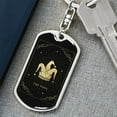 thumbnail image 6 of Tarot Card The Clown Hat Keychain Dog Tag Stainless Steel or 18k Gold, 6 of 16