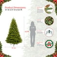 thumbnail image 3 of Puleo International Fraser Fir Clear Pre-lit Full Christmas Tree, 3 of 6