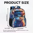 thumbnail image 7 of Aplkyhs Highlands Cow Backpack for Age 9-18 Sweet Plaid 13.5 Inch School Bag Large Capacity Breathable Bookbag for Girls Teens, 7 of 7