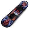 Flexible Flyer Avenger Kids Teens Beginner Plastic Snowboard w/ Foot Straps