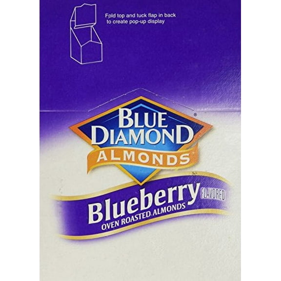 Blue Diamond Almonds Blueberry Flavored Snack Pack with Antioxidants, 1.5 oz