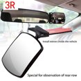 thumbnail image 1 of Baohd Rétroviseur de Voiture pour Bébé en Verre Réglable Détachable Auto-Adhésif Remplacement Grand Angle pour Enfants, 1 of 7