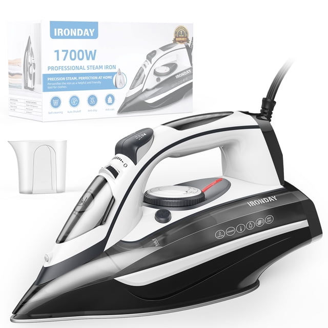 Plancha de vapor IRONDAY Rapid Heating, 1700 W, suela antiadherente
