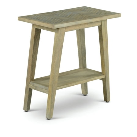 Steve Silver Milani Natural Wood Chairside End Table