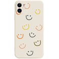 thumbnail image 1 of IBAOLEA Funny Smiley Smile Face Silicone Soft iPhone Case (White,iPhone 12 Pro Max), 1 of 5
