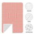 thumbnail image 4 of Car Seat Cover Baby - Houndstooth With Red And White Breathable Infant Car Seat Cover for Baby Carseat, Lightweight Comfort Baby Essentials Must Haves Newborn Stuff for Girl Boy, 4 of 7
