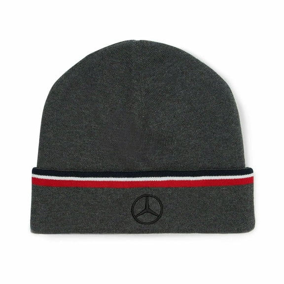 Mercedes Amg Petronas F1 Team Mens Grey Beanie