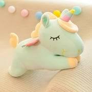 Cute Pony Plush Toy Rainbow Angel Unicorn Girl Heart Plush Doll Simulation Pony Stuffed Pillow Girlfriend Birthday Gift 60cm lv