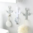 thumbnail image 3 of Storage Hook Sticking Kitchen Organizer Cactus-shaped Hanging Hook Hanging Hook for Kitchen Bathroom, Grey, 3 of 8