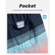 thumbnail image 4 of Bañador maamgic Quick Dry Shorts de baño para hombre azul y rosa, 4 of 6