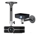 thumbnail image 1 of TSV Mini Support de Projecteur de Plafond - pour Projecteurs Caméras DVR - Projection à Angle Ajustable - Longueur 180 mm / 7,0 Po, Argent / Noir, 1 of 6