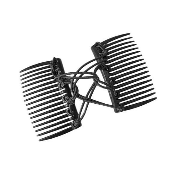 NUZYZ Non-slip Elastic Rope Hair Comb Sturdy Stable Tight Lightweight Adult Women Hair Bun Clip Hair Accessories