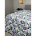 thumbnail image 2 of Animal Down Alternative Comforter, Bunnies with Flowers Pastel Spring Flora and Fauna Illustration, Microfiber Quilt for All Season, 5 Sizes, Dark Coral Pale Pink, by Ambesonne, 2 of 3