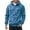 Sky Blue, variant on Horkkom Quarter Zip Pullover Men Corduroy Hoodies with Pockets Drawstring Casual Soft Sweatshirts L