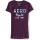 thumbnail image 1 of Aeropostale Womens Phys Ed. Camiseta adornada, morada, pequeña Aeropostale Camiseta adornada, 1 of 1