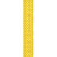 thumbnail image 3 of Offray Ribbon, Maize Yellow with Polka Dot 7/8 inch Grosgrain Polyester Ribbon, 9 feet, 3 of 5