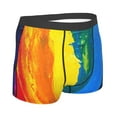thumbnail image 3 of Haiem Rainbow Colored Men's Boxer Briefs, Every Day Comfort Stretch Cotton Moisture-Wicking Underwear-XX-Large, 3 of 9