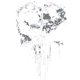 thumbnail image 2 of Men's Skull Graphic T-Shirt - Black Short Sleeve Crewneck with White Skull Design, Casual Summer Tee for Men, Perfect for Independence or Casual Attire, 2 of 7