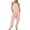 Pink, variant on FRSASU Summer dresses for women Women's Summer Sleeveless Solid fork Opening Dress Army Green 4(S)