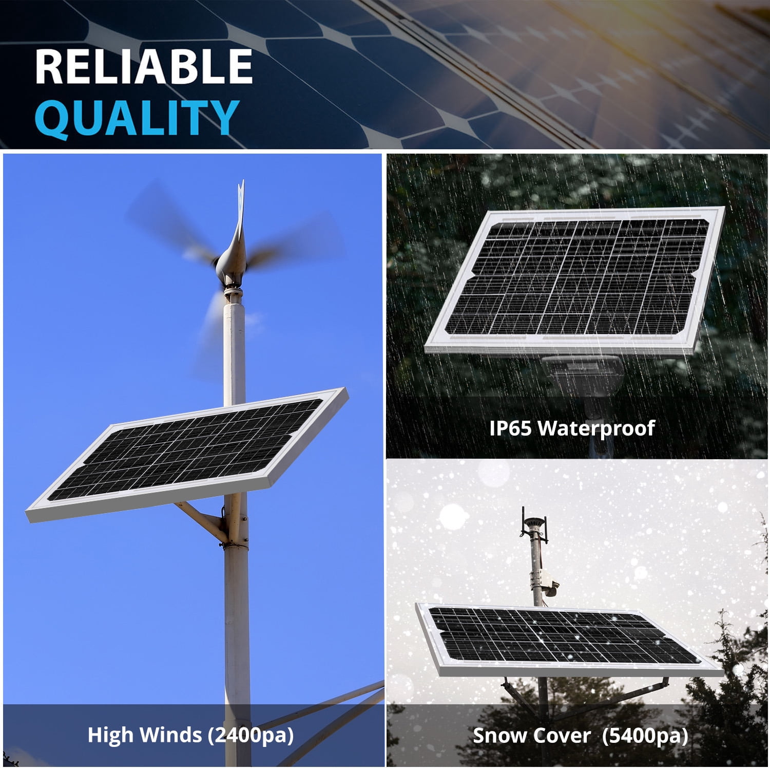 10 Watt Monocrystalline Solar Panel Charger Compatible with Deep Cycle Battery