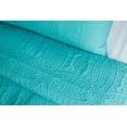 thumbnail image 3 of Mezzati Prestige Bedspread Coverlet Set - Soft Brushed Microfiber Comforter Bedding Cover, 3-Piece Quilt Set (Queen/Full, Blue Ocean Teal), 3 of 7