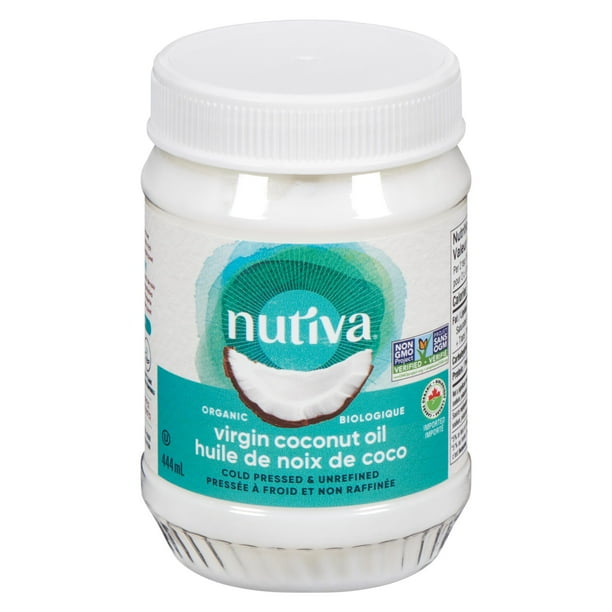 Nutiva Organic Coconut Oil 444ml, Organic, NonGMO, Virgin Coconut oil