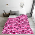 thumbnail image 5 of Salouo cherry Print Bed Blankets, Flannel Blanket Comfortable Air Conditioning Blanket Lightweight Blanket for Sofa Bed Travel & Couch-80"x60", 5 of 7